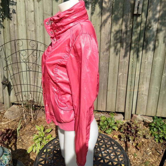HOST PICK Size S pink 90s style windbreaker zip up coat - Picture 7 of 16